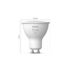 Inteligentna żarówka LED PHILIPS HUE White GU10 (2szt.) Moc [W] 4.2