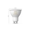 Inteligentna żarówka LED PHILIPS HUE White Ambiance GU10 ( 3 szt.) Moc [W] 4.2