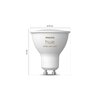 Inteligentna żarówka LED PHILIPS HUE White and color Ambiance GU10 (3 szt.) Moc [W] 4.2