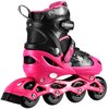 Łyżworolki NILS EXTREME NA18137A (rozmiar 39-42) Czarno-różowy Łożyska ABEC-7