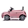 Samochód dla dziecka MILLY MALLY Fiat 500e Różowy Moc silnika [W] 2 x 390