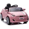 Samochód dla dziecka MILLY MALLY Fiat 500e Różowy Hamulec Automatyczny