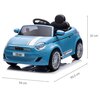 Samochód dla dziecka MILLY MALLY Fiat 500e Niebieski Rodzaj Samochód