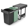 Kosz na śmieci do zabudowy BRABANTIA Sort&Go 232503 2 x 15L Szary Liczba komór 2