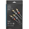 Kabel 2xRCA - 2xRCA NEDIS 2 m Inne Nylonowa otulina