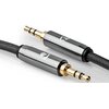 Kabel Jack 3.5 mm - Jack 3.5 mm NEDIS 1 m Inne Metalowe konektory pokryte warstwą 24k złota