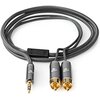 Kabel 2xRCA - Jack 3.5 mm NEDIS 1 m Typ kabla Jack 3.5 mm - RCA