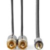 Kabel 2xRCA - Jack 3.5 mm NEDIS 1 m Długość [m] 1