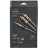 Kabel 2xRCA - Jack 3.5 mm NEDIS 1 m Interfejs Jack 3.5 mm