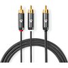 Kabel RCA - 2xRCA NEDIS 3 m