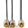Kabel RCA - 2xRCA NEDIS 3 m Długość [m] 3