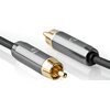 Kabel RCA - RCA NEDIS 3 m Wtyk kątowy Nie