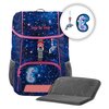 Plecak STEP BY STEP Junior Kid Star Sea Niebiesko-różowy Materiał wykonania Poliester