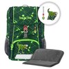 Plecak STEP BY STEP Junior Kid Dino Night Zielony Kolor Zielony