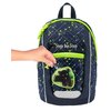 Plecak STEP BY STEP Junior Kiga Mini Little Wild Cat Chiko Niebiesko-zielony Motyw Czarny kot