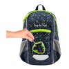 Plecak STEP BY STEP Junior Kiga Maxi Little Wild Cat Chiko Niebiesko-zielony Motyw Czarny kot