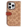 Etui COACH Folio Signature C Case do Apple iPhone 15 Pro Brązowy Seria telefonu iPhone