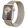 Pasek CRONG Milano Steel do Apple Watch (44/45/46/49mm) Szampański Materiał Stal nierdzewna