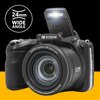Aparat KODAK AZ426 Czarny + baterie + etui + karta pamięci 64GB, 20Mpix, 42x zoom optyczny Wbudowana lampa Tak