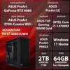 Komputer XQUANTUM ProArt GeForce RTX Studio PA-I7-4080SUWH i7-14700KF 64GB RAM 2TB SSD GeForce RTX4080 Super Windows 11 Home Procesor Intel Core i7-14700KF