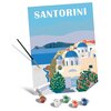 Malowanie po numerach RAVENSBURGER CreArt na płótnie Santorini 23906 Funkcje rozwojowe Kreatywność