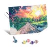 Malowanie po numerach RAVENSBURGER CreArt na płótnie Magiczny Zachód 23912 Funkcje rozwojowe Sprawność manualna
