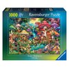 Puzzle RAVENSBURGER Wioska grzybów 12001258 (1000 elementów)