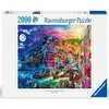Puzzle RAVENSBURGER Kolorowe Cinque Terre 12000803 (2000 elementów)