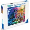 Puzzle RAVENSBURGER Kolorowe Cinque Terre 12000803 (2000 elementów) Tematyka Miasta