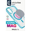 Etui CELLULARLINE Iconic Magsafe do Apple iPhone 16 Przezroczysto-błękitny Kompatybilność Apple iPhone 16