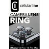 Szkło hartowane na obiektyw CELLULARLINE Camera Lens Ring do Apple iPhone 16 Pro/16 Pro Max Model telefonu iPhone 16 Pro