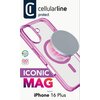 Etui CELLULARLINE Iconic Magsafe do Apple iPhone 16 Plus Przezroczysto-różowy Kompatybilność Apple iPhone 16 Plus