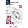 Etui CELLULARLINE Spin MagSafe do Apple iPhone 16 Pro Przezroczysty Kompatybilność Apple iPhone 16 Pro