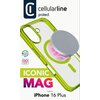 Etui CELLULARLINE Iconic Magsafe do Apple iPhone 16 Plus Przezroczysto-zielony Kompatybilność Apple iPhone 16 Plus