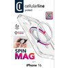 Etui CELLULARLINE Spin MagSafe do Apple iPhone 16 Przezroczysty Kompatybilność Apple iPhone 16