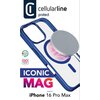 Etui CELLULARLINE Iconic Magsafe do Apple iPhone 16 Pro Max Przezroczysto-niebieski Kompatybilność Apple iPhone 16 Pro Max