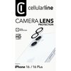 Nakładka na obiektyw CELLULARLINE Camera Lens Protection do Apple iPhone 16/16 Plus Model telefonu iPhone 16