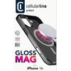 Etui CELLULARLINE Gloss MagSafe do Apple iPhone 16 Czarny Marka telefonu Apple