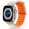 Pasek TECH-PROTECT IconBand Pro do Apple Watch 6/7/8/9/10/SE/Ultra 1/2 (44/45/46/49mm) Beżowo-pomarańczowy