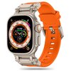Pasek TECH-PROTECT Delta Pro do Apple Watch 6/7/8/9/10/SE/Ultra 1/2 (44/45/46/49mm) Pomarańczowo-tytanowy