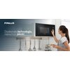 Kuchenka mikrofalowa FINLUX FN-BIA25GBL 850W średnica 31.5 cm pojemność 25L Czarny Typ Z ramką