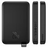 Powerbank BASEUS Magnetic Mini 6000mAh 20W Czarny Prąd wyjściowy [A] 2.22