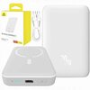 Powerbank BASEUS Magnetic Mini 5000 mAh 20W Biały Typ kabla Kabel USB-C - USB-C