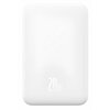 Powerbank BASEUS Magnetic Mini 5000 mAh 20W Biały Prąd wyjściowy [A] 2.22