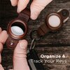 Organizer do kluczy KEYSMART Air Leather na AirTag Brązowy Rodzaj Organizer do kluczy