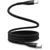 Kabel USB-C - USB-C STATIK MagStack Pro Zwijany magnetycznie 2m Czarny