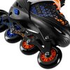 Łyżworolki NILS EXTREME Brave NH18190A 4w1 (rozmiar 39-43) Niebiesko-pomarańczowy Zapięcie Rzep