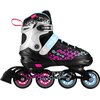 Łyżworolki NILS EXTREME Brave NH18190A 4w1 (rozmiar 39-43) Czarno-różowy