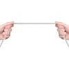 Kabel USB - Lightning DUDAO 1m 2.4A Biały Kabel kątowy Nie
