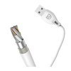 Kabel USB - USB-C DUDAO 1 m Biały Złącze 1 USB-A